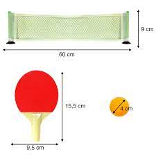 mini set de tennis de table avec raquettes balles et filet des 3 ans
