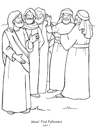 The 12 disciples coloring craft activity pages for kids. Names Of Jesus 12 Disciples Coloring Pages Coloring Home