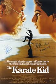 Ralph Macchio & William Zabka Signed "The Karate Kid" 24x36 Movie Poster  Inscribed "Karate Kid" & Johnny" (Steiner Hologram)