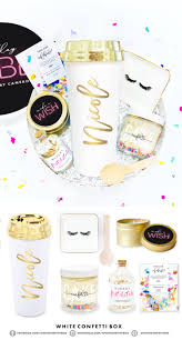 Birthday Ideas For Friends In Quarantine Luxe Birthday Box White Confetti Box Birthday Gifts For Girlfriend Bff Birthday Gift Birthday Gifts For Boyfriend