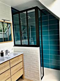 1001 Idees Pour Une Salle De Bain Avec Verriere Cloisons Douches Cloison Douche Idee Salle De Bain Verriere Douche