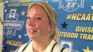 Shelby Frank of Texas Tech 3rd Place Women's Discus Throw at NCAA Division  1 Outdoor Championships