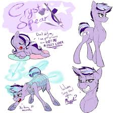 Meet Crystal Spear Mlp My Little Pony Character Design Small Drawings