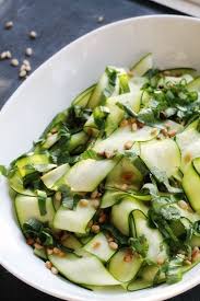 Inspired Kara Zucchini Ribbon Salad Zucchini Ribbon Salad Food Recipes