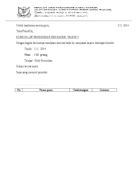 Format gambar contoh surat panggilan mesyuarat syarikat terbaik 2019. Doc Surat Panggilan Mesyuarat Doc Ragu Harin Academia Edu