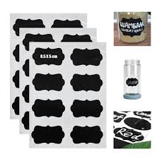 Cukup menghapus label dengan kain basah dan kemudian anda dapat menulis ulang apapun yang anda suka. 24pcs Reusable Chalkboard Blackboard Stickers Spice Sticker Craft Kitchen Jar Jam Label Tags Jars Stickers Labels Wall Sticker Wall Stickers Aliexpress