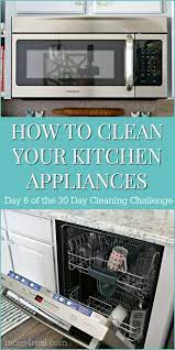 How To Clean Your Dishwasher And Small Appliances Cleaning Kitchen Appliances Kitchen Appliances Cleaning Challenge