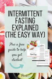 Intermittent Fasting Made Easy And 3 Tips To Stick With It My Blog Intermittent Fasting Diet And Nutrition About Me Blog