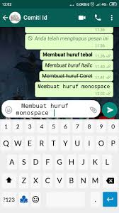Artikel ini telah tayang di kompas.com dengan judul cara bikin huruf di whatsapp jadi tebal dan miring. Cara Membuat Tulisan Keren Di Whatsapp Cemiti