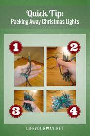 Quick Tip Packing Away Christmas Lights Outdoor Christmas Lights Diy Christmas Lights Christmas Organization