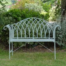 Outsunny 50 outdoor antique style wooden patio garden bench love seat with strong hardwood slats & antique style. Garden Bench Seat Chair Metal Gothic Outdoor Patio Wrought Iron Vintage Garden Bench Seating Small Garden Bench Wrought Iron Garden Furniture