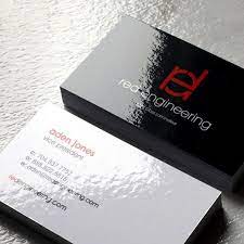 The uv is a clear liquid coating that cures on top of your ink printed design, giving an extremely shiny finish. Laminated Business Cards 22pt Thick Glossy Cards Primoprint