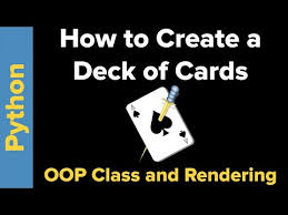 Watch the 3d tutorial called how to make a playing card created by j011. How To Make A Deck Of Cards Using Python Oop