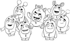Oddbods coloring pages are dedicated to funny characters from the animated series. Oddbods Coloring Pages Free Coloring Pages For Kids