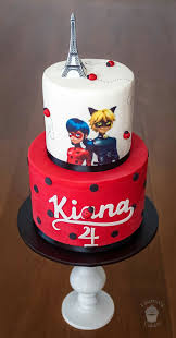 Miraculous Ladybug And Cat Noir Cake Lady Bug Birthday Cake Bug Birthday Cakes Ladybug Cakes