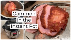 Remove the skin and score the fat in a diamond pattern. Instant Pot Ham Gammon Christmas Thanksgiving Quick And Easy Meals In The Instant Pot Youtube