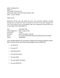 Dari tulisan tangan tersebut pihak perusahaan akan menilai secara psikis terkait dengan kompetensi dan etos kerja calon pegawai yang melamar. Doc Fix Surat Lamaran Kerja Reza Herdi Academia Edu