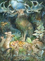 Rabbits Bunny Magic Art Artwork Fairytale Fairytales Art Fantasy Art Bunny Art