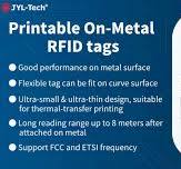 Flexible Printable On Metal UHF RFID Label Tag - JYL-Tech ...