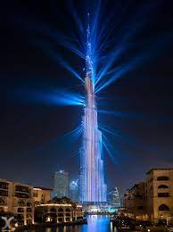 Laser Chaos The New Laser Light Show From Burj Khlaifa Follow Me On Facebook Instagram Unique Architecture Dubai Skyscraper City Aesthetic