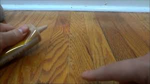 Wood fillers should only be used for woodworking items that will remain indoors, whereas wood putty can be used with projects for any type of environment. How To Fill In Gaps Between Hardwood Flooring With Wood Filler Youtube