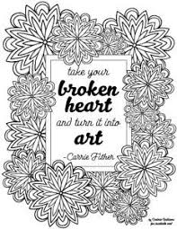 To quote the article i came across. Carrie Fisher Quote Mandala Coloring Page Mandala Coloring Pages Mandala Quotes Coloring Pages