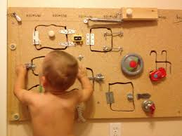 Homemade Activity Board Manipulation Basteln