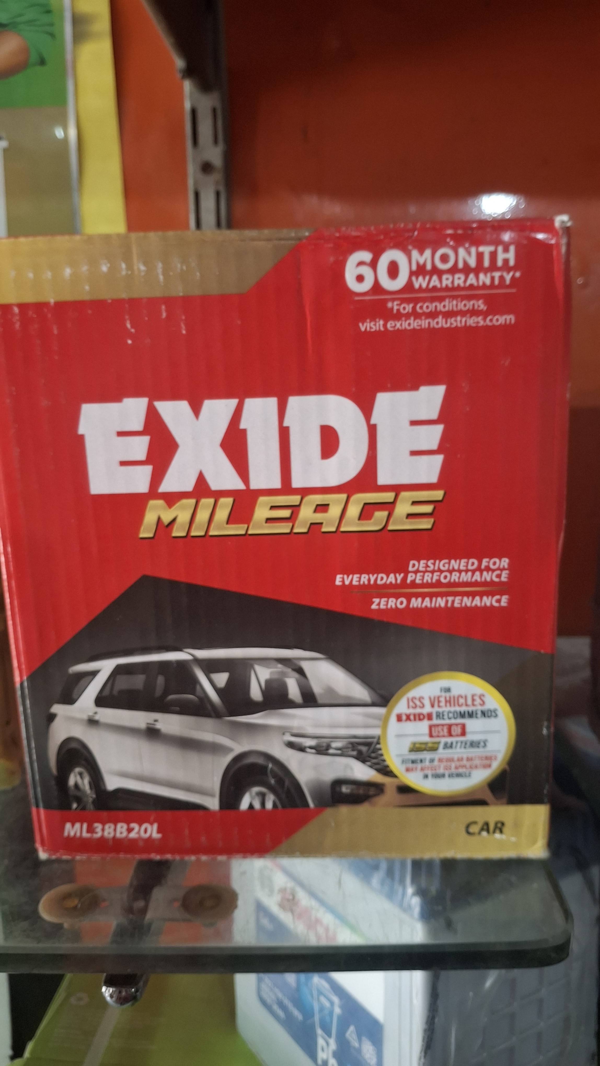 Exide car battery product image