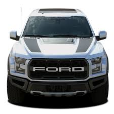 Ford Raptor Hood Stripes Velocitor Hood Decals Vinyl Graphics Kit 2018 2019 2020