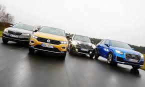 A sliding rear seat is also standard in the vw tiguan, and optional with the skoda karoq's varioflex system. Audi Q2 Mini Countryman Skoda Karoq Vw T Roc Test Autozeitung De