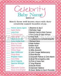 The newborn weighed 6 lbs., 14 oz., and measured 20.5 inches long. Celebrity Baby Name Match Up Game Baby Shower Printable Enter Code Pin10 And Receive 10 Off Your O Celebrity Baby Names Celebrity Baby Showers Baby Names