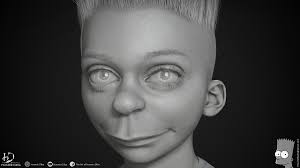 3D Model of Bart Simpson(Real time)