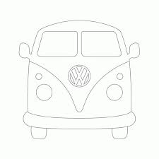 Vw Bus In 2020 Ausmalbilder Applikationen Nagelbilder