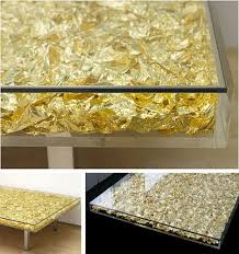 Klein Gold Tables By Sterin Via Flickrthe Table Is Alive We Use It Put Glass China Magazines The Occasional Foot On The Plexus Products Yves Klein Design