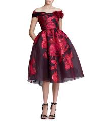 Chantecaille Cheek Shade Refill Off Shoulder Cocktail Dress Embroidered Cocktail Dress Dresses