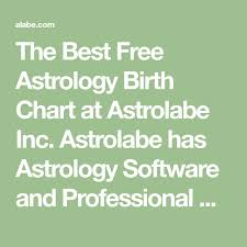 The Best Free Astrology Birth Chart At Astrolabe Inc