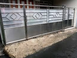 Pintu minimalis, model pintu minimalis, warna pintu minimalis, kombinasi pintu minimalis, pintu modern jual kunci pintu slot pintu grendel stainless ukuran 3 sumber www.bukalapak.com. Pintu Pagar Dorong Stainless Elegan Dan Mewah Konstruksi Dan Taman 815175630