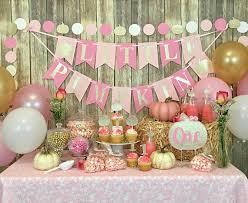 Little Pumpkin Banner Birthday Banner First Birthday Baby Pumpkin Birthday Parties Pumpkin 1st Birthdays Pumpkin First Birthday