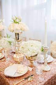 Gold and rose gold home decor accents are one of the most affordable ways to glam up your space and add a touch of elegance to your rooms. 19 Best Rose Gold Table Decor Ideas Rose Gold Table Rose Gold Table Decor Wedding Decorations