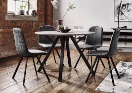 Vineego 4 pcs dining chairs pre assembled modern style kitchen room chairs mid century modern dsw chair set of 4,for kitchen, dining, bedroom, living room(red). Diego Set Of 4 Dining Chairs Furniture Village
