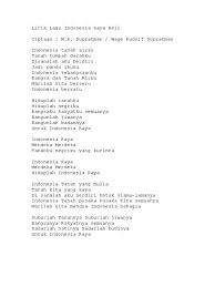 Lirik dan not lagu indonesia raya diciptakan oleh wage rudolf soepratman sejak tahun 1924. Tuliskan Syair Lagu Indonesia Raya Tolong Dijawab Ya Secepatnya Terima Kasih Brainly Co Id