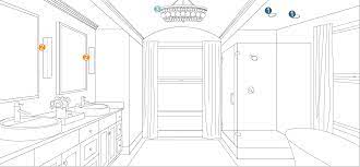 How To Light A Room Lighting Planning By Room At Lumens Com Bathroom Lighting Guest Bathroom Remodel Guest Bathroom Small