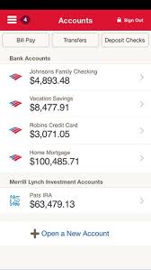 Bank Of America Mobile Banking Bank Of America App Bank Account Balance Mobile Banking