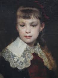 Proantic: Emile Levy, Portrait Of Two Young Girls, Oil On Canvas, Sign