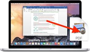Word for microsoft 365 word for microsoft 365 for mac word for the web word 2019 word 2019 for mac word 2016 word 2016 for mac see also. How To Save Or Convert Word Doc To Pdf On Mac Osxdaily