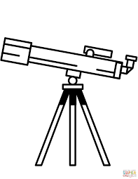 Telescope coloring page from space & astronomy category. Pin On Word Study Interactive Notebook