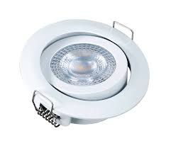 When installed it appears to have light shining from a hole in the ceiling. Greenandco Recessed Led Ceiling Downlight White Cri 97 5w 28w 300lm Warm White No Flicker Flat Pivotable With Quick Connector 68 Mm Cutout Greenandco