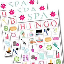 Birthday Party Games For Girls Spa Bingo Printable Game Girls Party Game Spa Party Beauty Etsy Girls Party Games Kids Spa Party Girl Spa Party