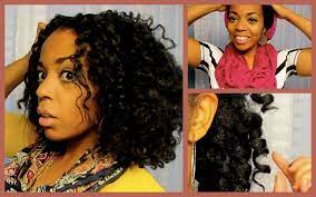 Headband Curls On Natural Hair Protective Style So Cute And Easy Curls On Natural Hair Headband Curls Natural Hair Styles
