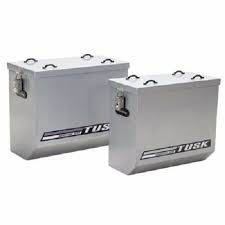 Tusk Aluminum Panniers Medium Silver Dual Sport Adventure Saddle Bags Pannier Ebay Pannier Motorcycle Tusk